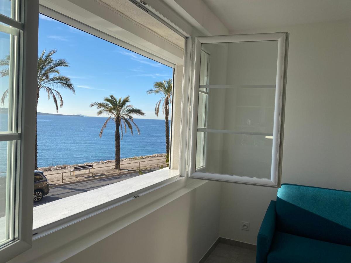 Splendide Studio Miramar Vue Mer Avec Terrasse Bandol Buitenkant foto